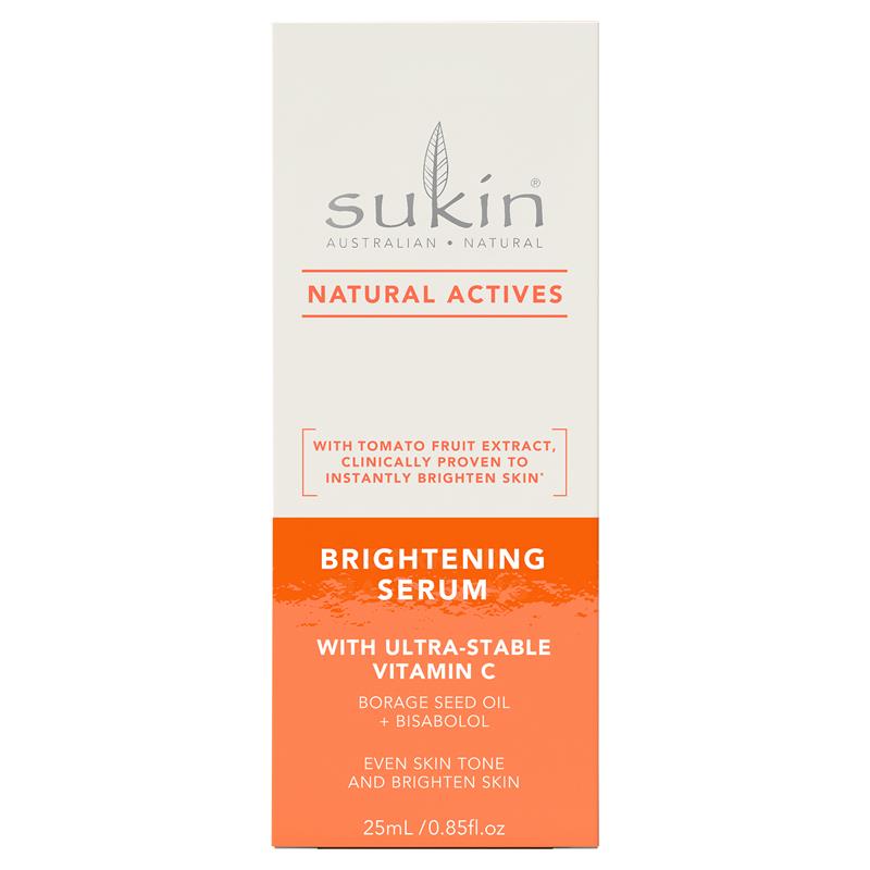 Serum làm sáng da Sukin Natural Actives với Vitamin C siêu ổn định 25ml