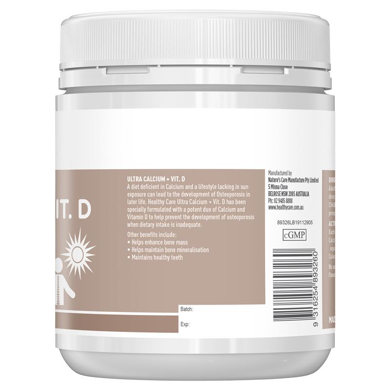 Healthy Care Ultra Calcium Plus Vitamin D 150 Viên