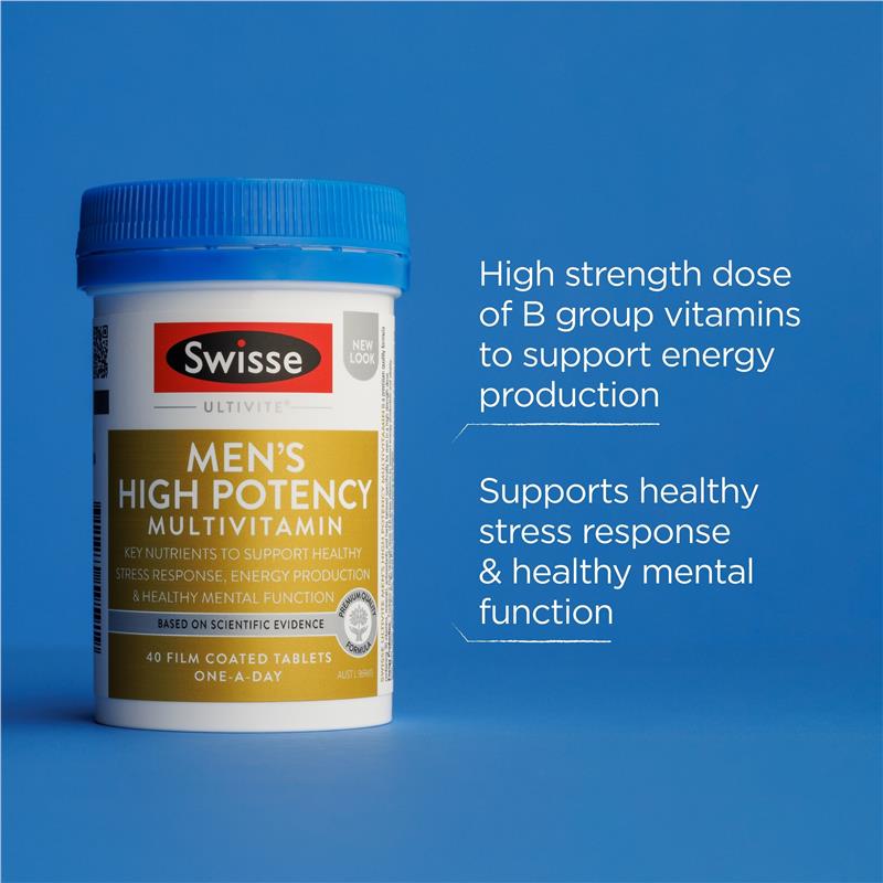 Swisse Men's Ultivite Power Multivitamin 40 viên