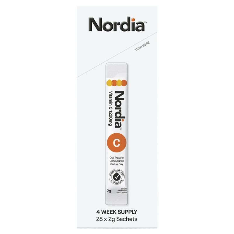 Bột Vitamin C Nordia 1200mg 28 Gói