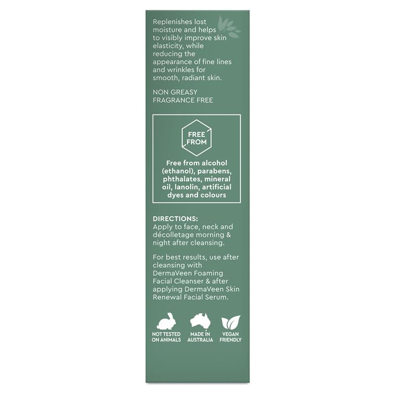 Kem dưỡng ẩm DermaVeen Face Hydrating Moisturiser 75ml