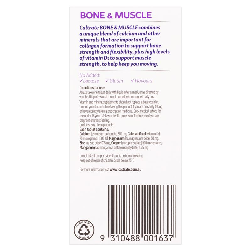 Caltrate Bone and Muscle 60 Tablets
