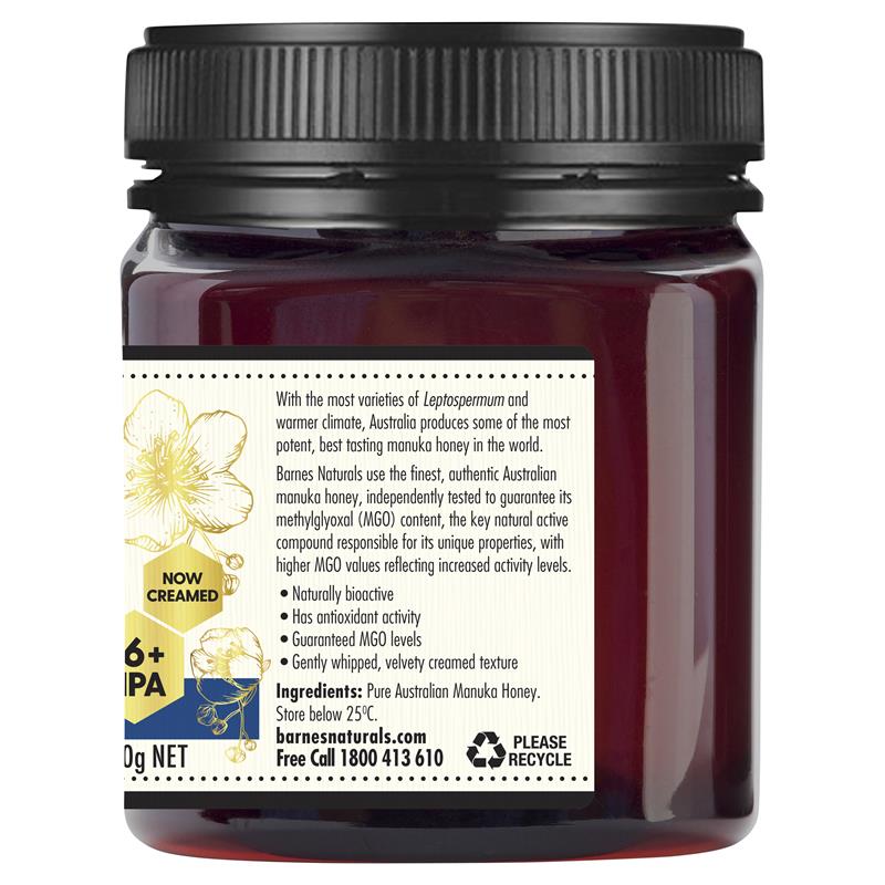 Barnes Naturals Australian Manuka Honey 250g MGO 550+