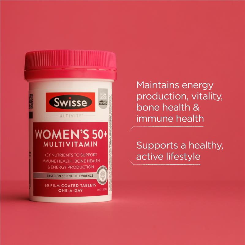 Swisse Womens Multivitamin 50+ 60 viên