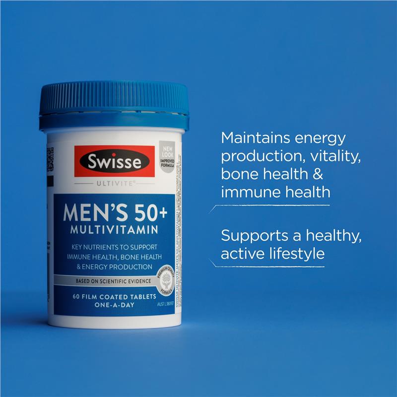 Swisse Mens Multivitamin 50+ 60 Viên