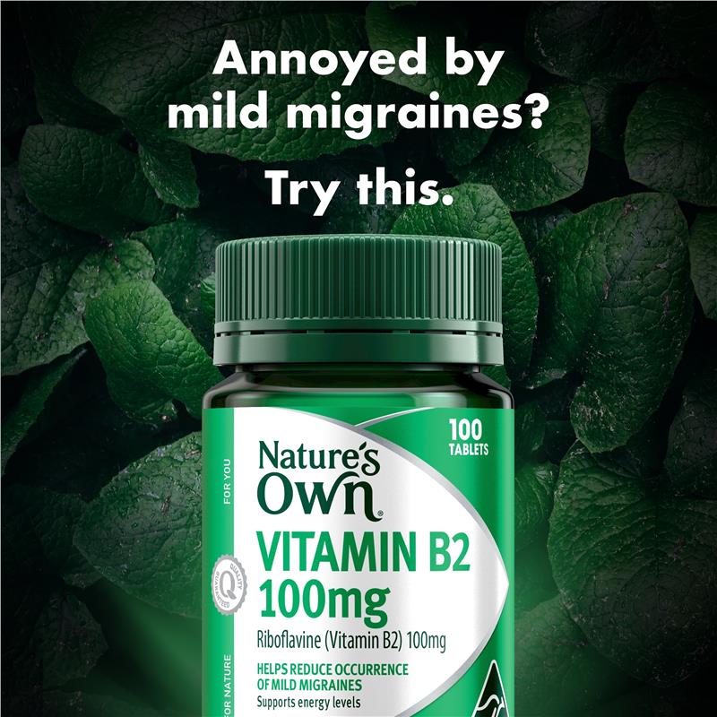 Vitamin B2 100mg của Nature's Own 100 viên