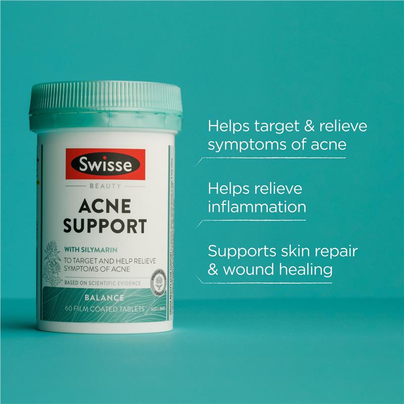 Swisse Beauty Acne Support 60 Tablets