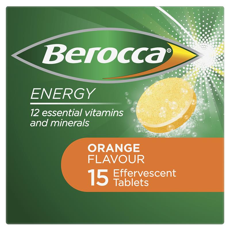 Berocca 能量橙味泡腾片 15 片