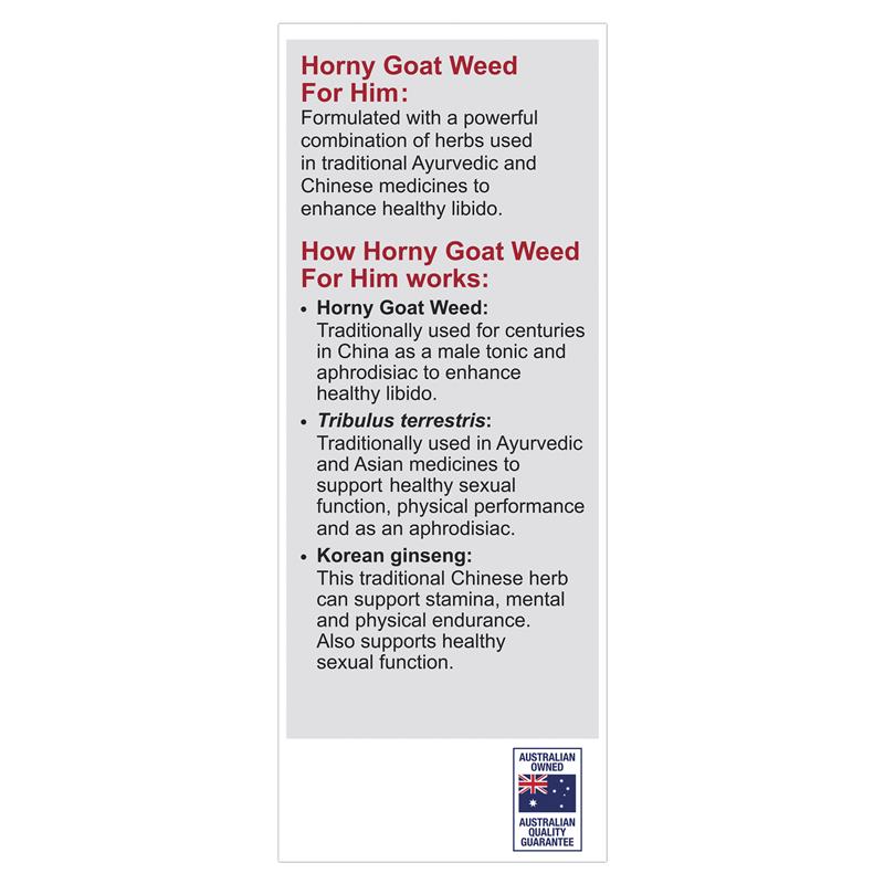 Naturopathica Horny Goat Weed dành cho nam giới 50 viên