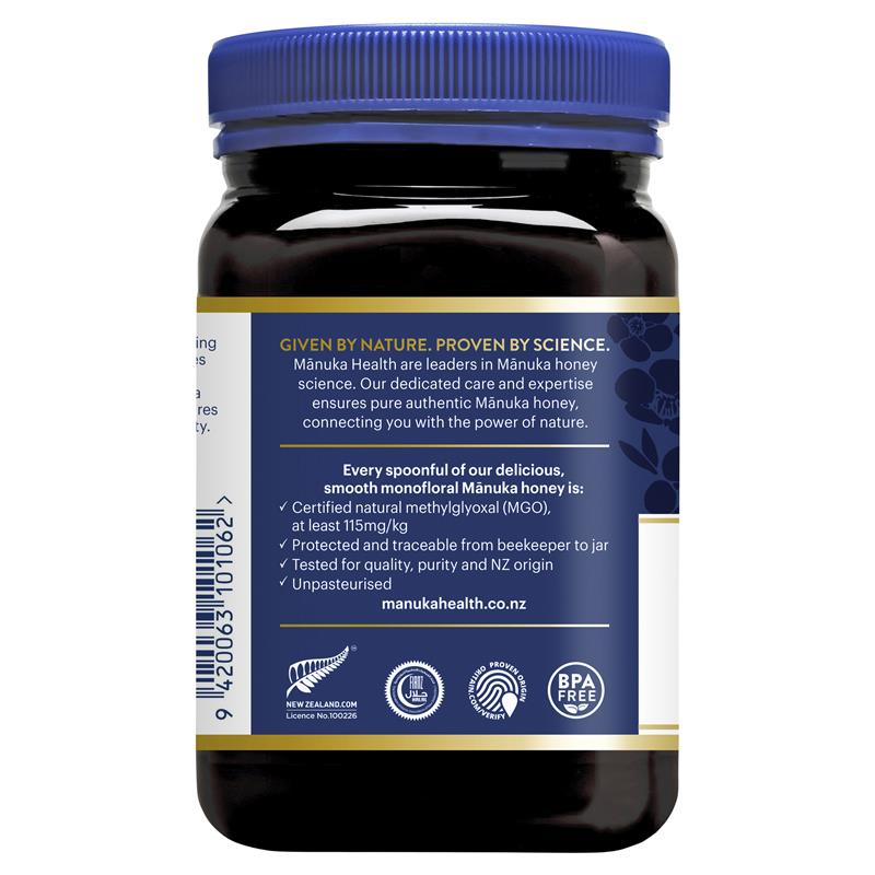 Manuka Health MGO115+ UMF6 Manuka Honey 500g