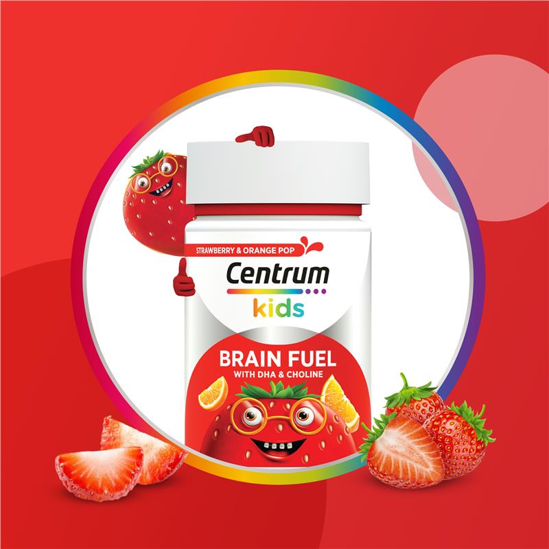 Centrum Kids Brain Fuel 50 Chewable Tablets