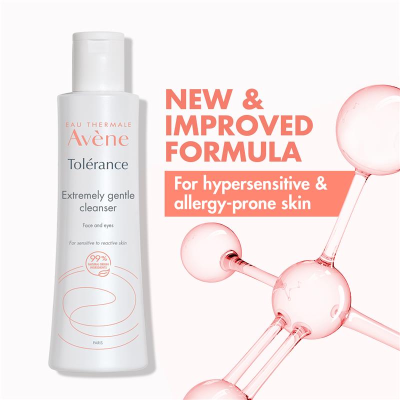 Avene Tolerance Extremely Gentle Cleanser 200ml - Cleanser for hypersensitive skin