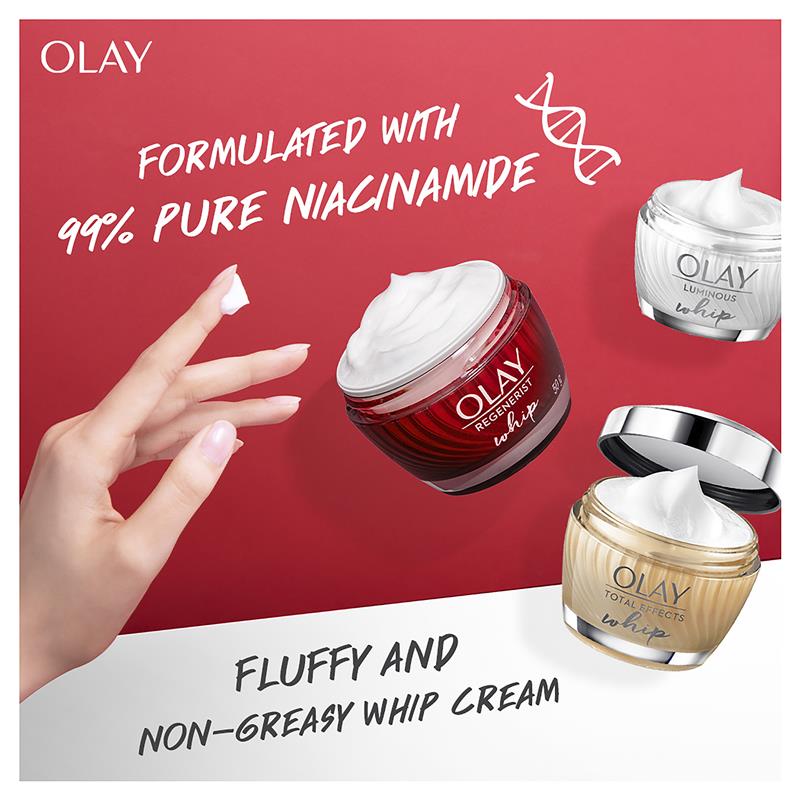 Olay Regenerist Whip UV SPF Face Cream Moisturiser 50g