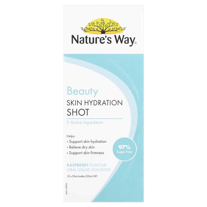 Nature's Way Beauty Skin Hydration Shot 10 x 50ml