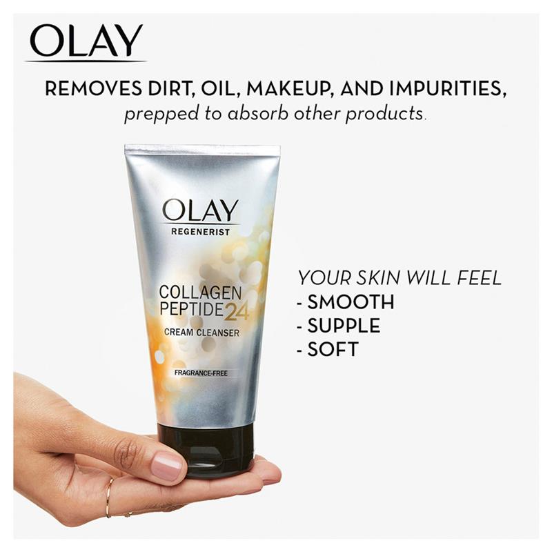 Sữa rửa mặt Olay Regenerist Collagen Peptide 24 Cream Cleanser 150ml