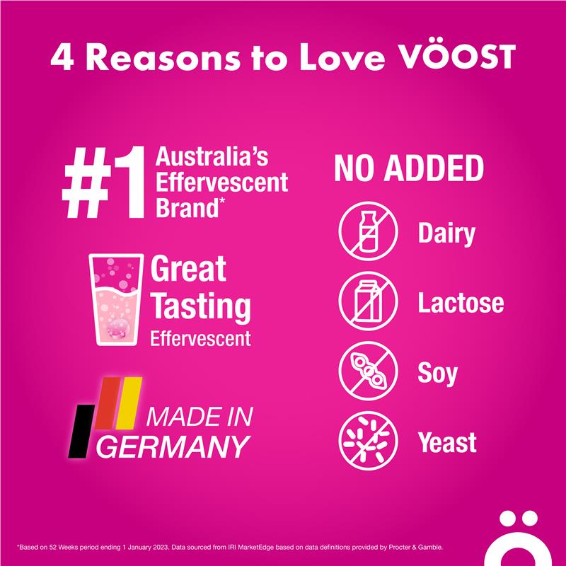 Viên sủi Voost Hydrate Apple + Berry gói 20 viên