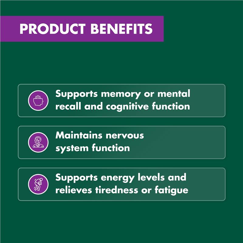 Nature's Own Mind Memory & Energy 50 viên