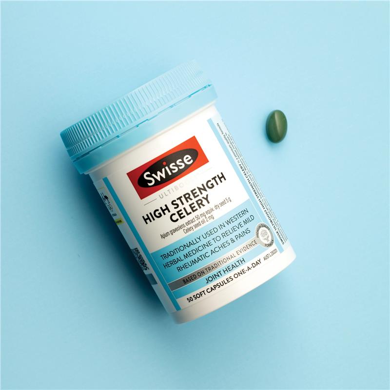 Swisse Ultiboost 高强度芹菜 5000 毫克 50 粒胶囊
