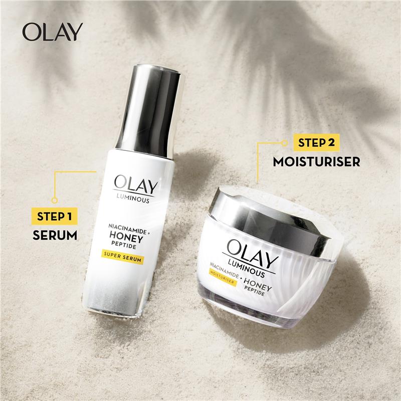 Olay Luminous Niacinamide Honey Peptide Moisturiser 50g