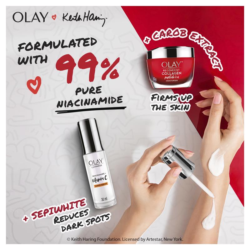 Bộ quà tặng kem dưỡng da ban ngày Olay Regenerist Collagen & huyết thanh vitamin C sáng mịn