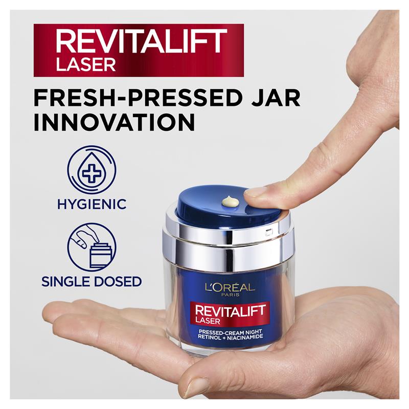 Kem dưỡng da L'Oreal Paris Revitalift Laser Retinol + Niacinamide dạng nén 50ml