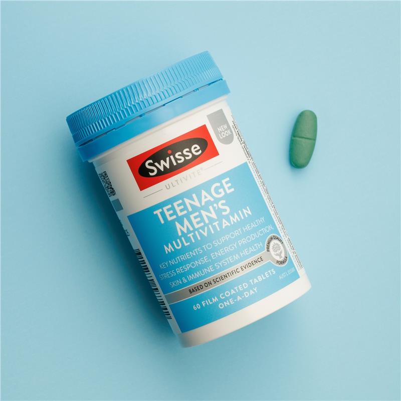 Swisse Teenage Ultivite Men's Multivitamin 60 viên