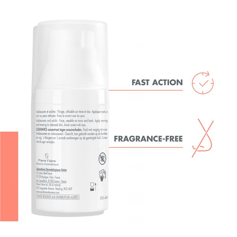 Avene Cleanance Comedomed 抗痘精华 30ml - 祛痘保湿霜