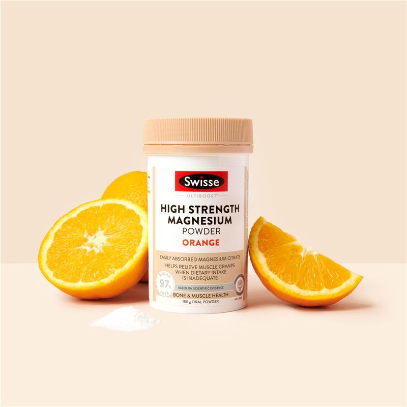 Swisse High Strength Magnesium Powder Orange 180g