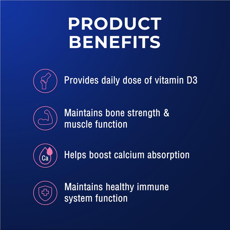 Ostelin Vitamin D 1000IU D3 cho sức khỏe xương + hỗ trợ miễn dịch 300 viên nang Kích thước độc quyền