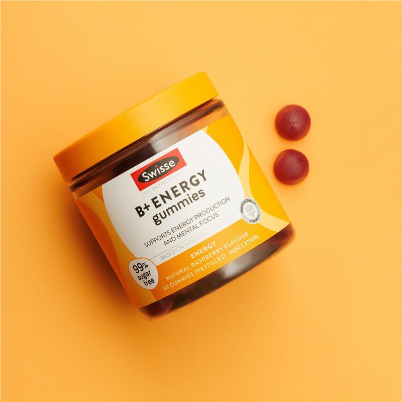 Swisse B+ Energy Gummies 50 Pack