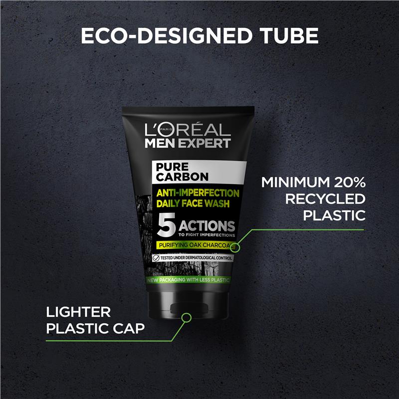 Sữa rửa mặt L'Oreal Men Expert Pure Carbon Anti-Imperfection