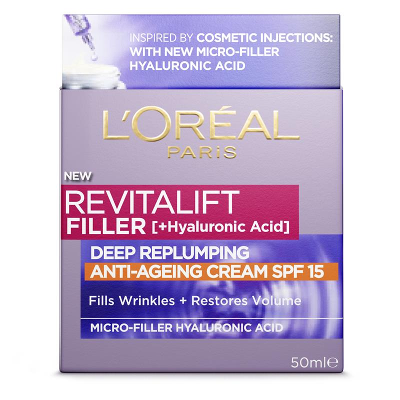 L'Oreal Paris Revitalift Filler SPF 15 Day Cream 50ml
