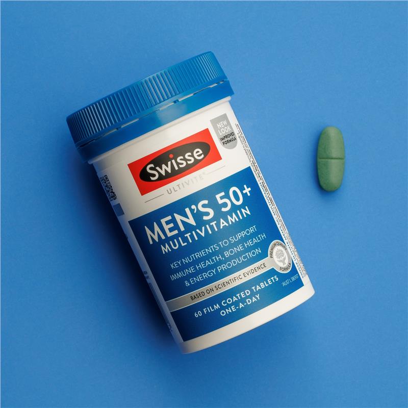 Swisse Mens Multivitamin 50+ 60 Viên