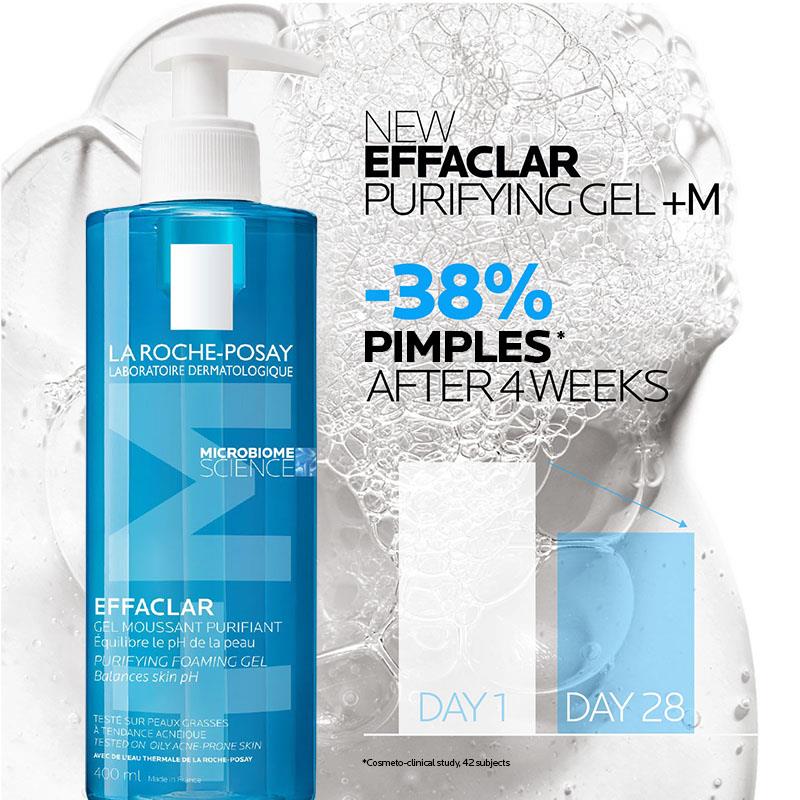 Gel tạo bọt La Roche Posay Effaclar +M 400ml