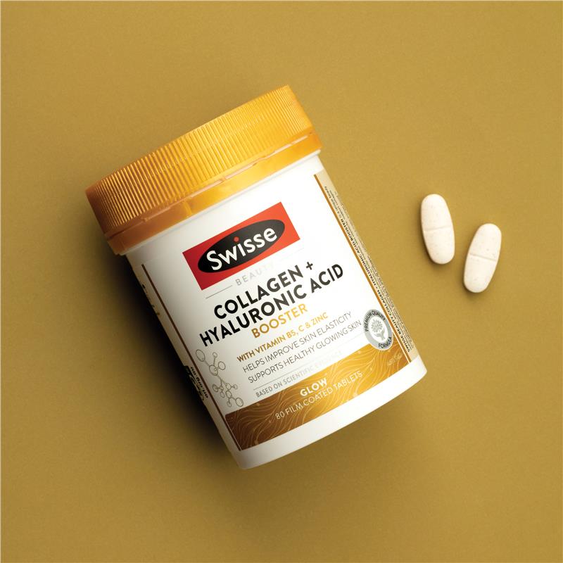 Swisse Beauty 胶原蛋白+透明质酸促进剂 80 片