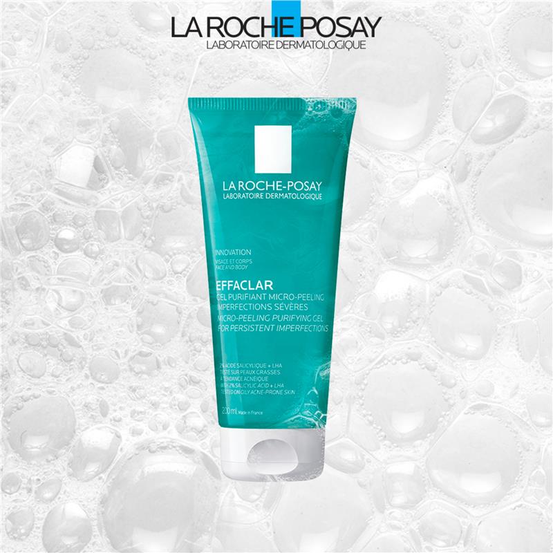 Gel tẩy tế bào chết La Roche Posay Effaclar Micro Peeling Purifying 200ml