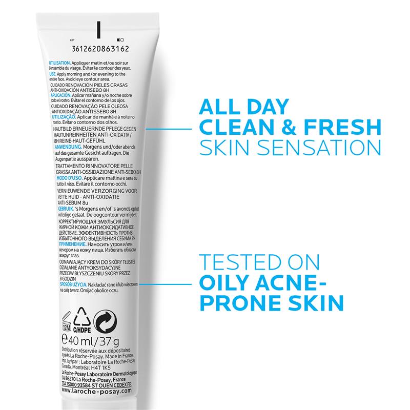 Kem trị mụn đầu đen La Roche-Posay Effaclar K+ 40ml