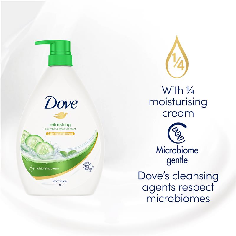 Dove Go Fresh Body Wash Fresh Touch 1L