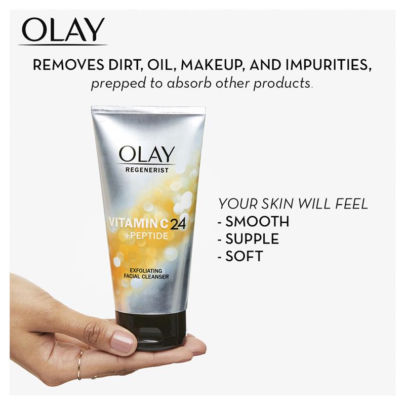 Sữa rửa mặt làm sáng da Olay Regenerist Vitamin C + Peptide 24 150ml