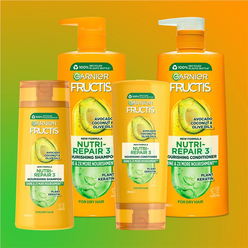 Garnier Fructis Nutri-Repair 3 Shampoo 850ml