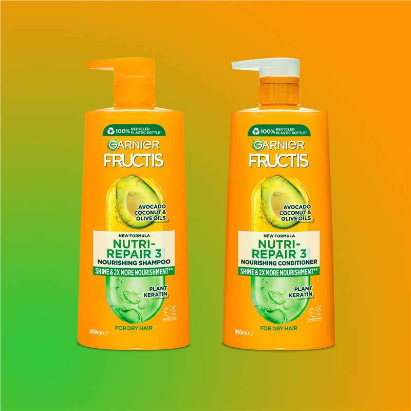 Garnier Fructis Nutri-Repair 3 Shampoo 850ml