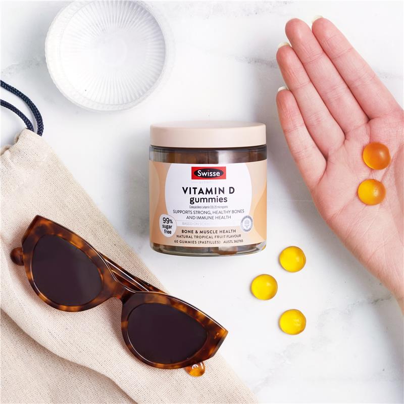 Kẹo dẻo Vitamin D Swisse 60 gói