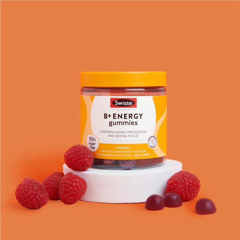 Swisse B+ Energy Gummies 50 Pack