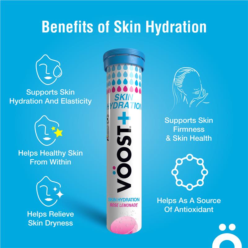 Viên sủi dưỡng ẩm Voost + Skin Hydration 20 viên