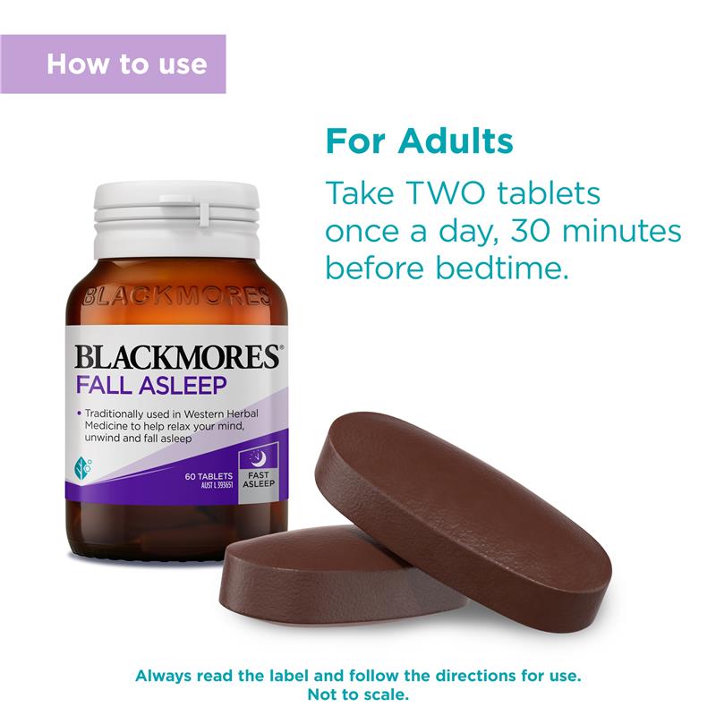 Blackmores Fall Asleep 60 Tablets