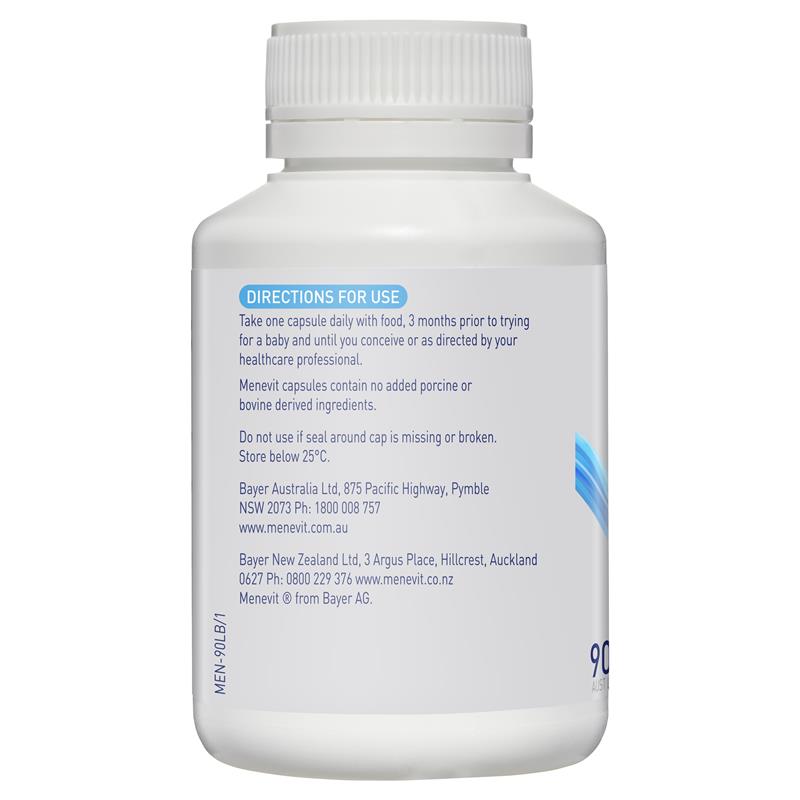 Menevit Pre-Conception Sperm Health Capsules 90 Pack