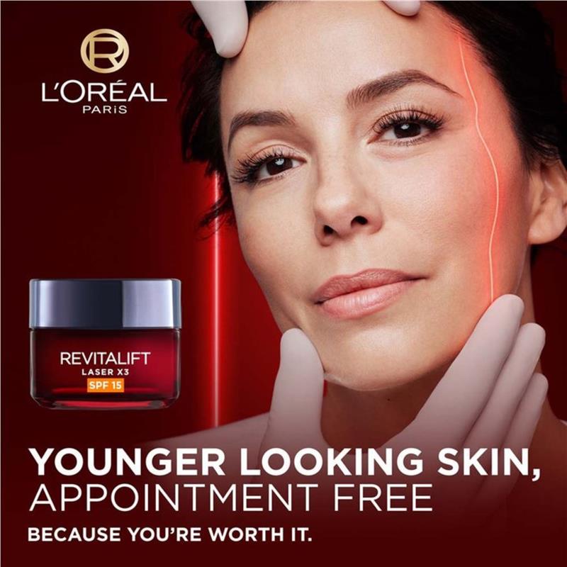 L'Oreal Paris Revitalift Laser X3 Day Cream SPF 15 50ml