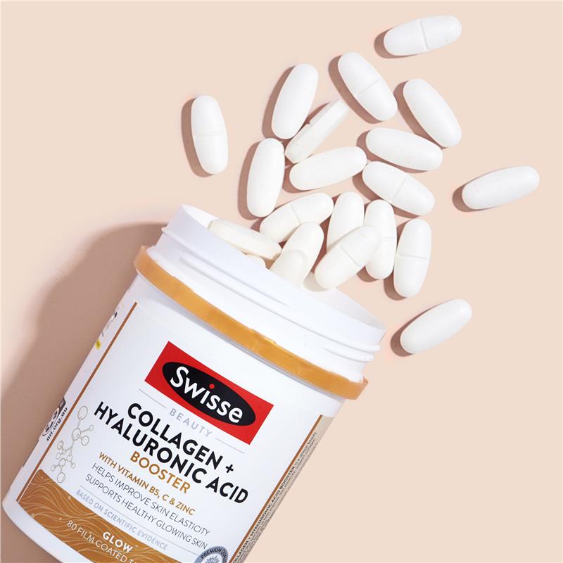 Swisse Beauty 胶原蛋白+透明质酸促进剂 80 片