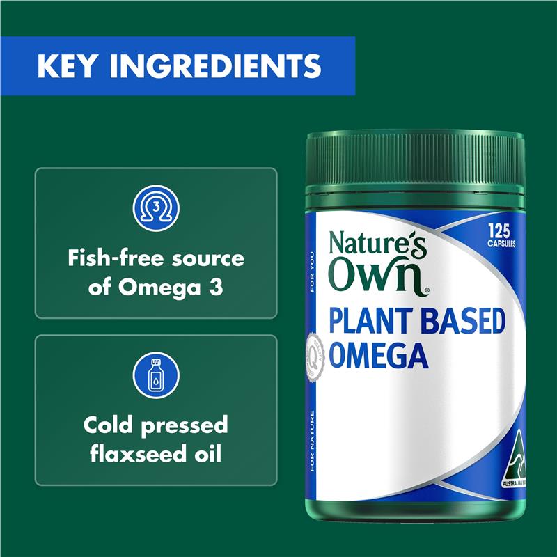 Viên nang Omega 125 từ thực vật của Nature's Own