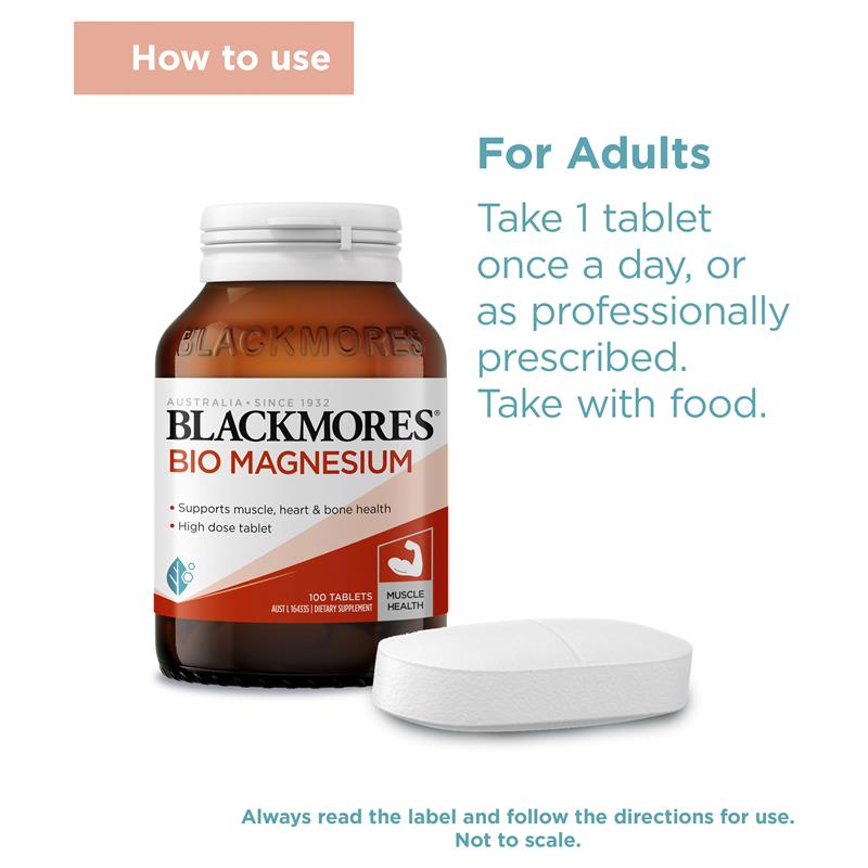 Blackmores Bio Magnesium 100 Tablets